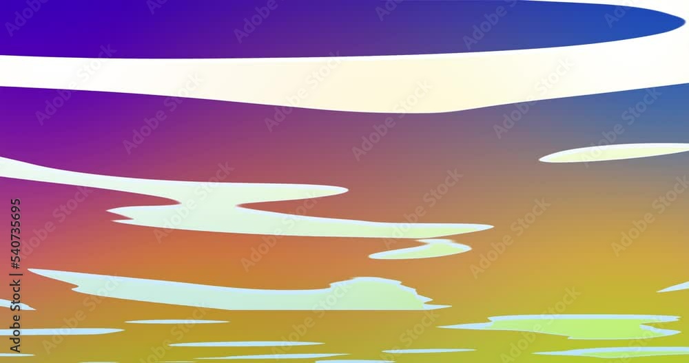 Splash screen with animated sunset sky and cartoon clouds. Infinitely looping video background with a stylized red sky. Splash screen with animated sunset sky and cartoon clouds. Infinitely looping video background with a stylized red sky.