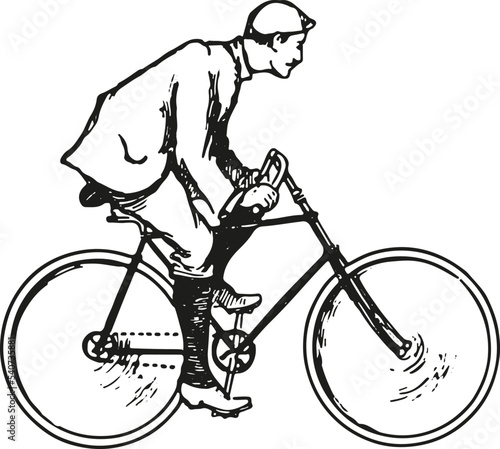 vintage bicycle vector png