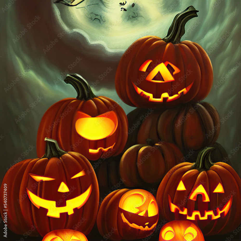 Halloween generated by AI Halloween generated by AI