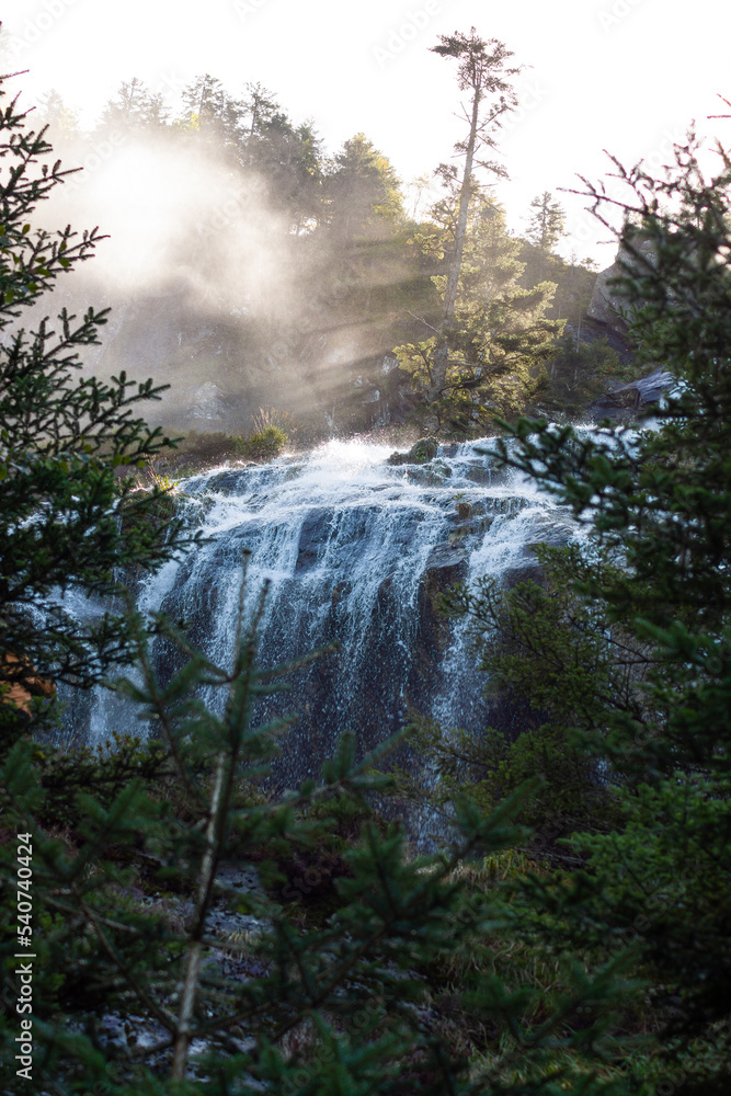 The Ars waterfall is a natural waterfall in the in the Ariège department in France