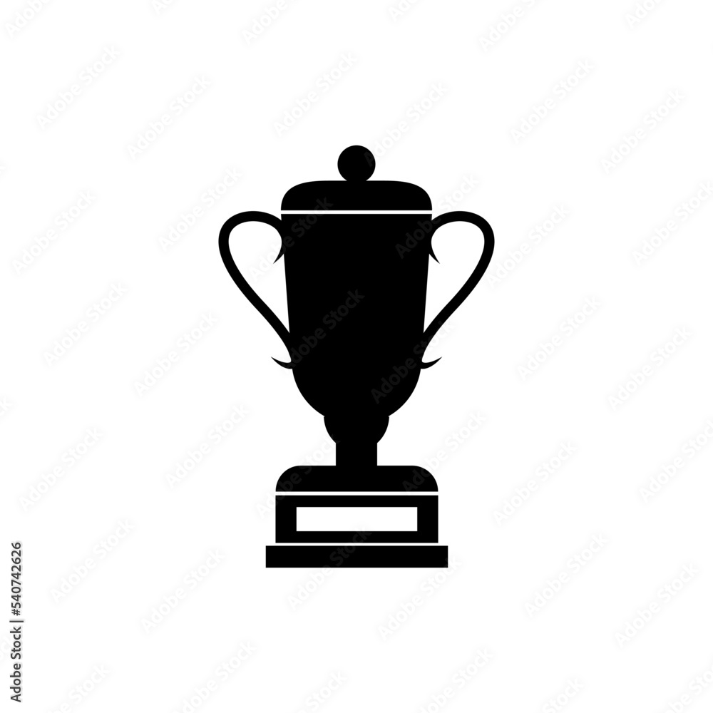 trophy symbol flat icon trophy symbol flat icon