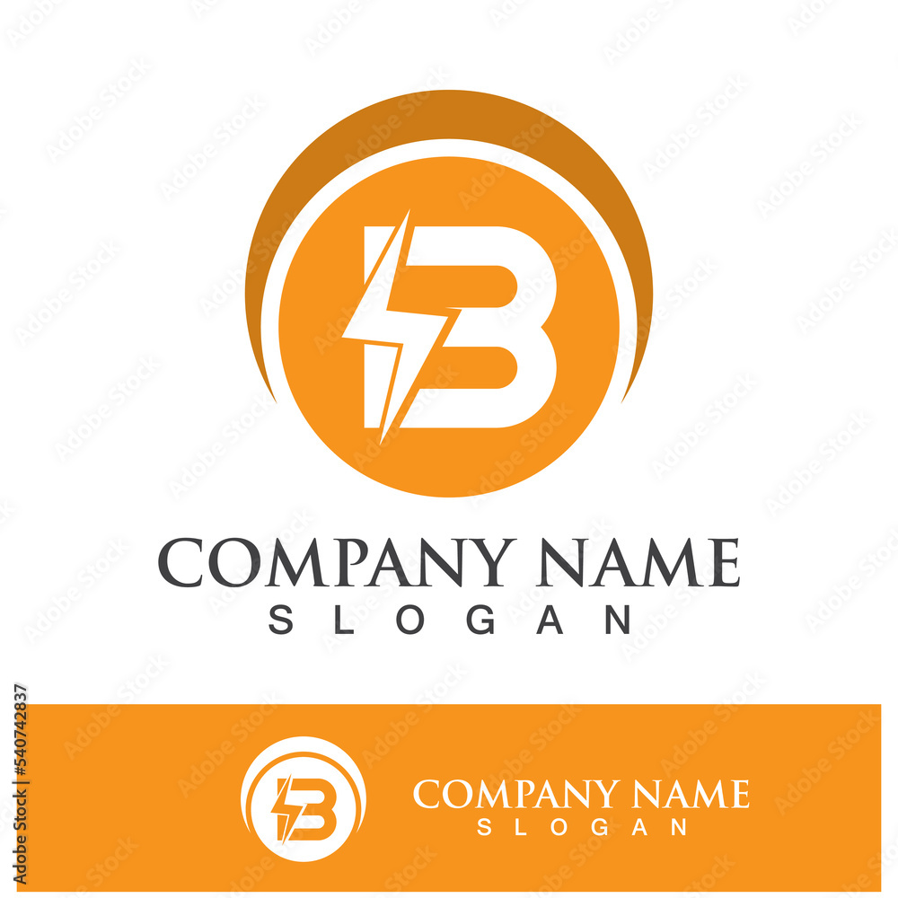 Obraz premium Creative B letter logo design