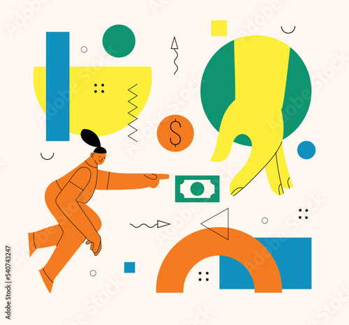 People sending, transfering money, coins from debit card, credit card, replenishment of balance, account on Internet. Banking service, successful contactless payment transaction.