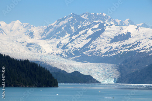 Yale Glacier is a large tidewater glacier in the Alaska's Prince William Sound photo