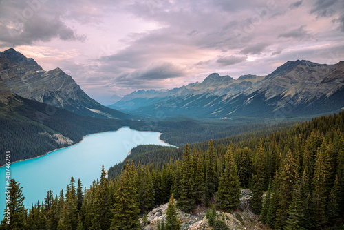 Peyto Lake on a Cloudy Morning © MargaretClavell