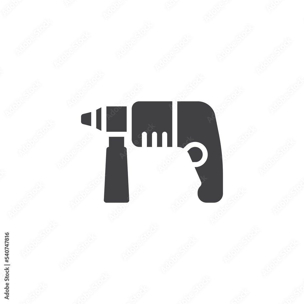 Hammer Drill vector icon Hammer Drill vector icon