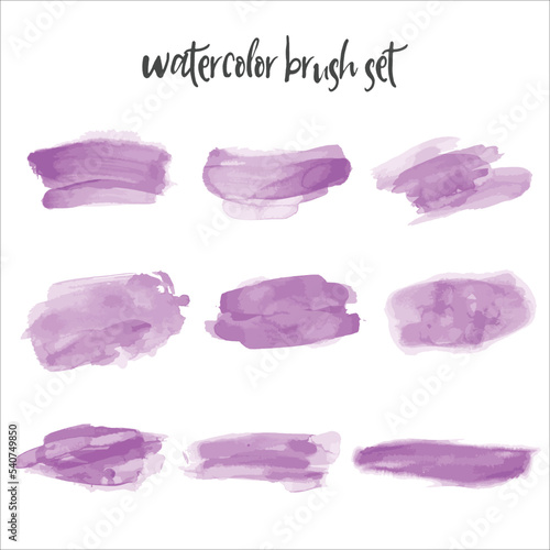 purple ink watercolor abstract brush stroke paint background
