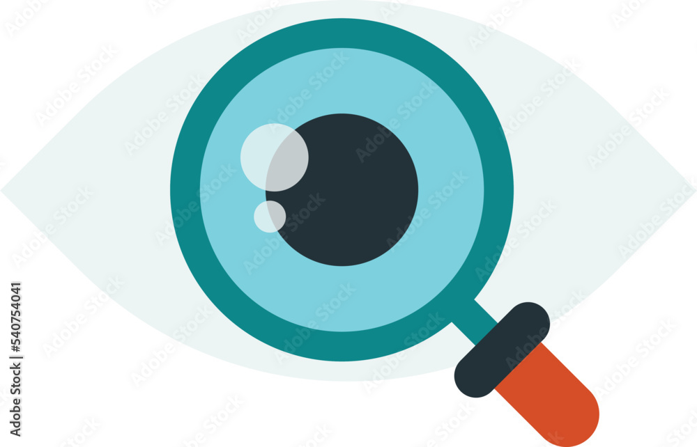 electronic eyes illustration in minimal style electronic eyes illustration in minimal style