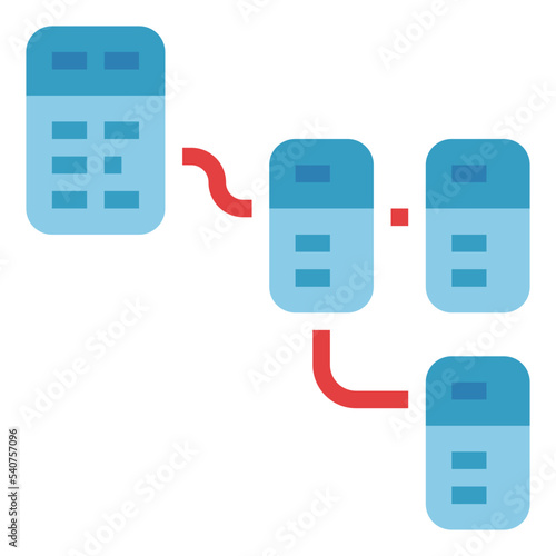 data warehouse flat icon
