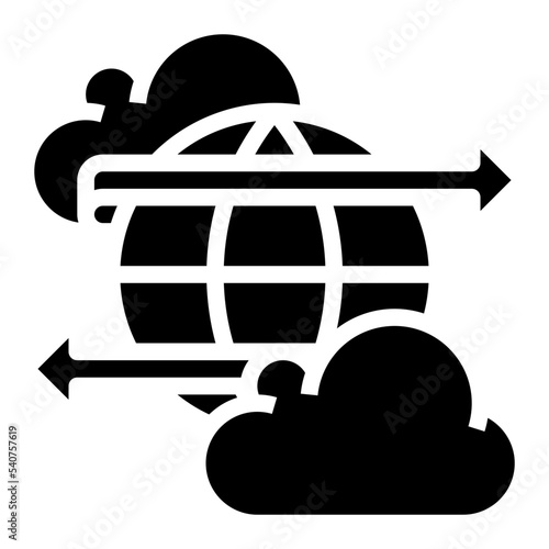 data transfer glyph icon photo