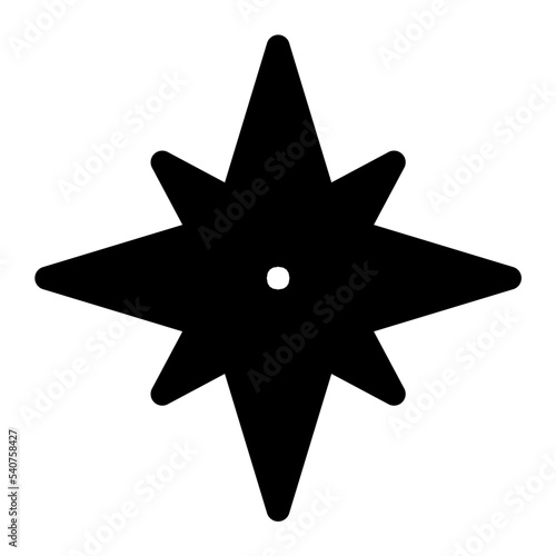 Compass Rose Vector Icon