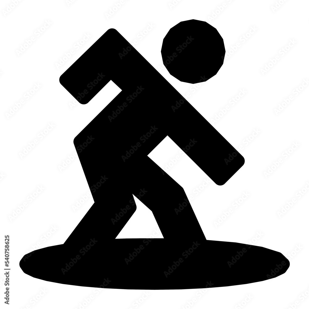 Surfing Vector Icon Surfing Vector Icon