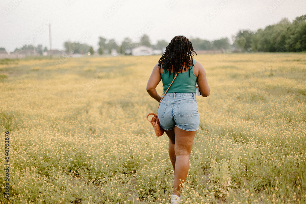 girl in field girl in field