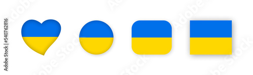 Patriotic Ukraine flag