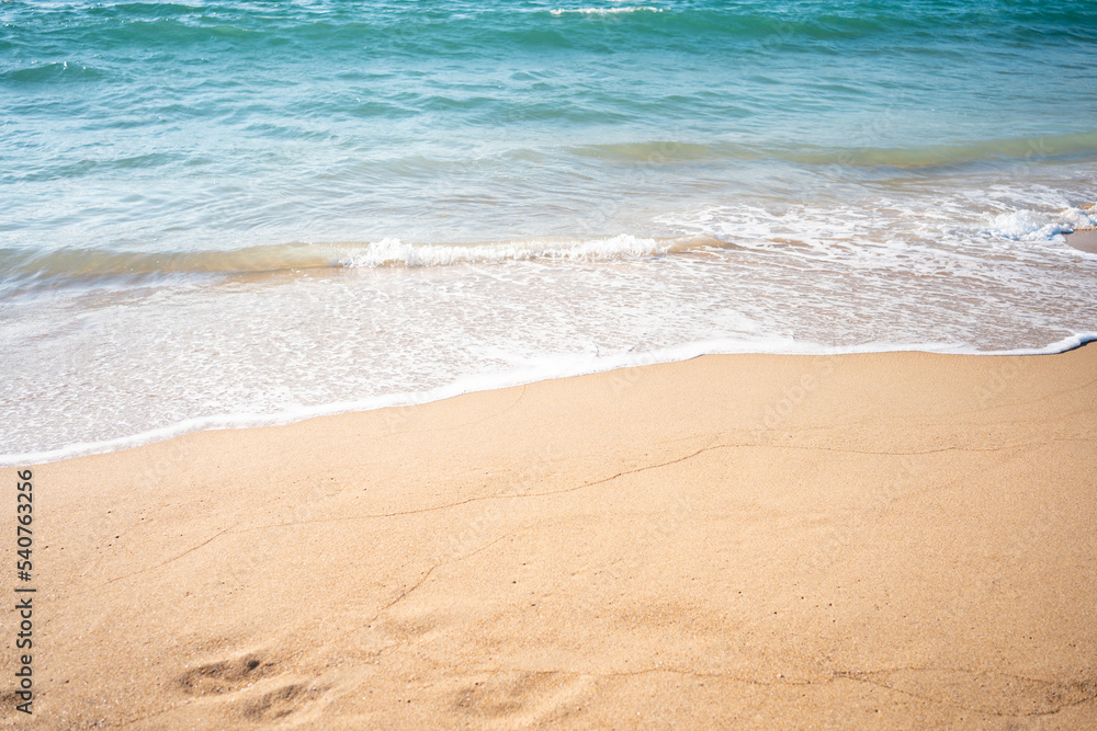 Clear turquoise sea and waves Clear turquoise sea and waves