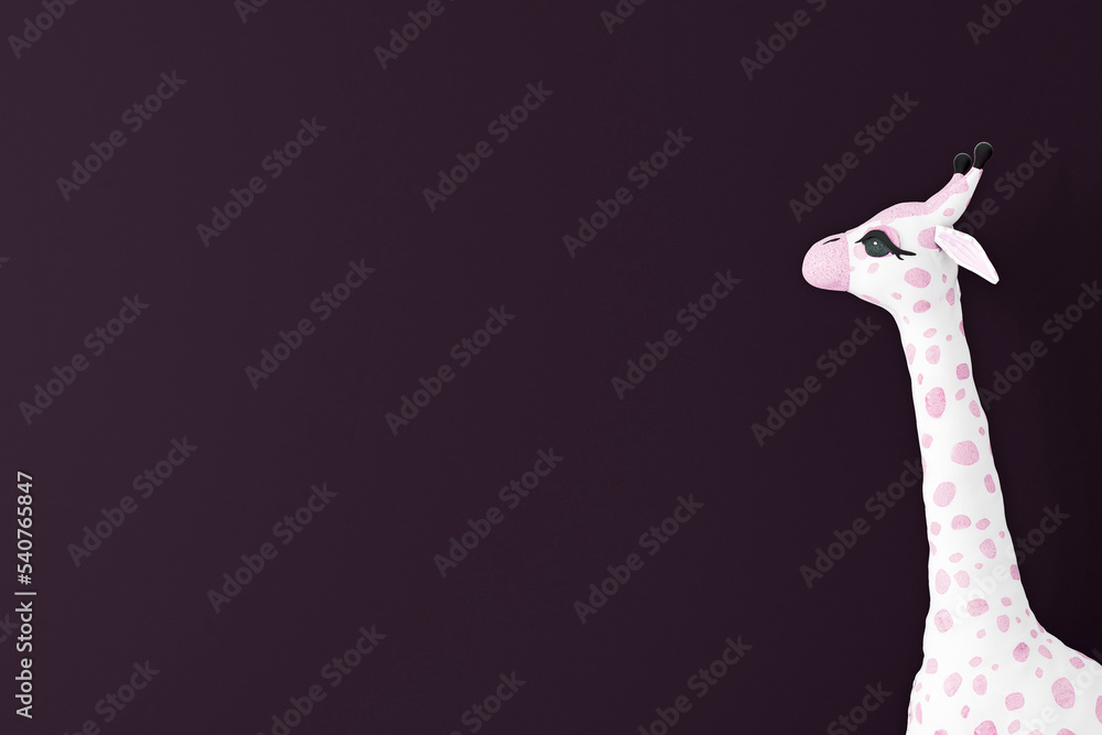 Fototapeta premium Kids background brown wall