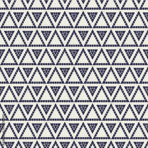 Billede på lærred Ancient geometric mosaic seamless pattern