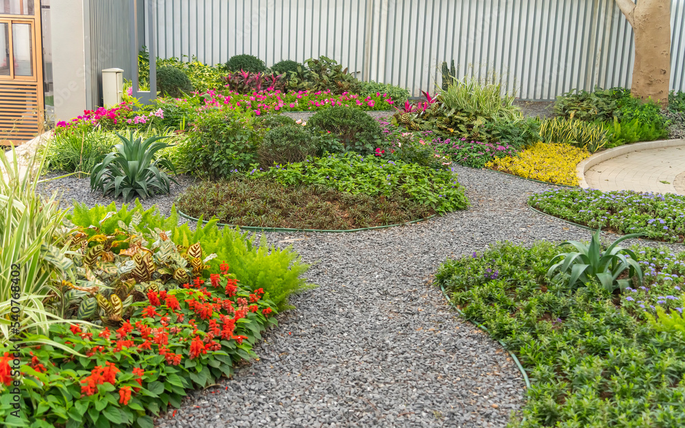 Obraz premium path leading through a garden