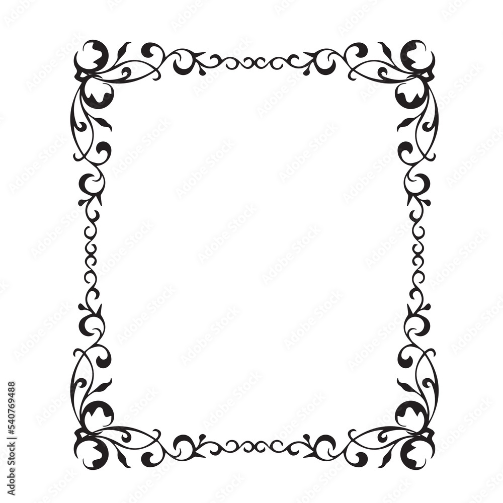 Frame, in the style of an ornament, Vector illustration eps 10, Art. Frame, in the style of an ornament, Vector illustration eps 10, Art.