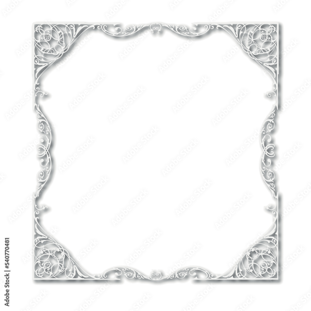 Frame, in the style of an ornament, Vector illustration eps 10, Art. Frame, in the style of an ornament, Vector illustration eps 10, Art.