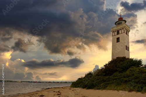Strib Fyr a lighthouse in Denmark photo