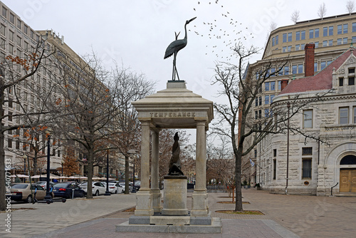 Temperance Fountain, fountain and statue located in Washington, D.C. photo