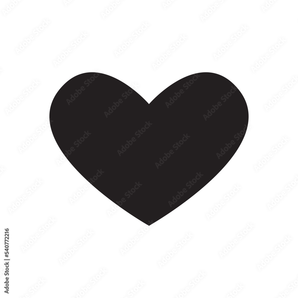 Heart Love Icon Vector Illustration Heart Love Icon Vector Illustration