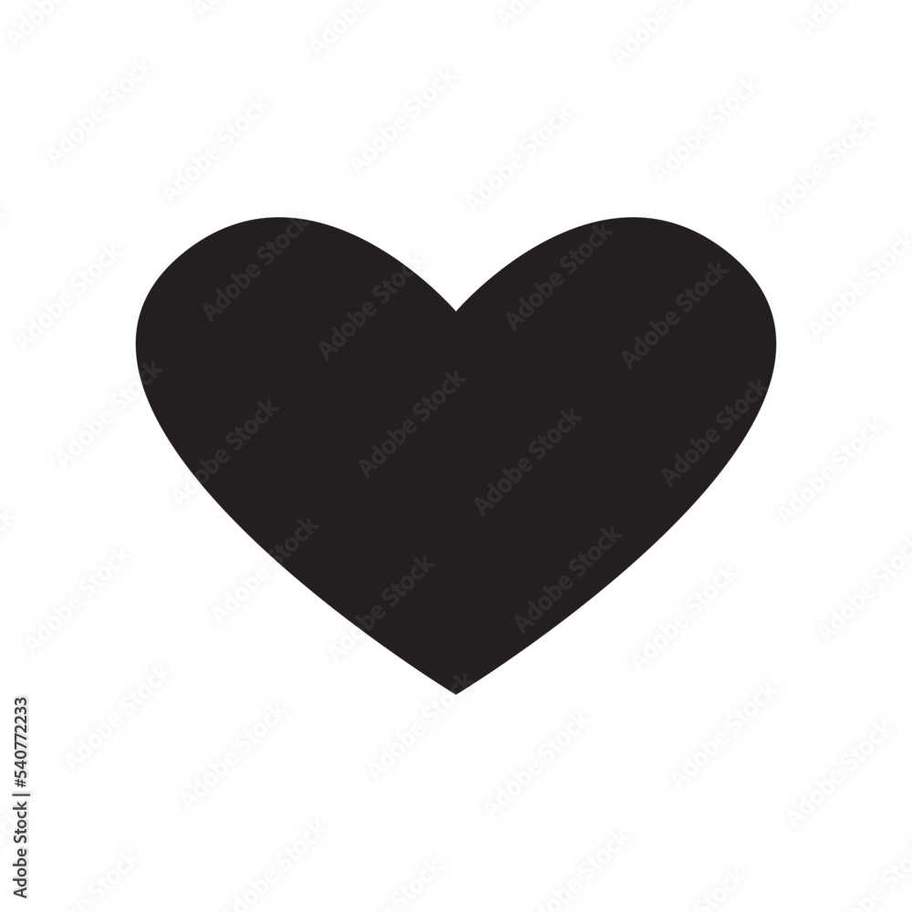Heart Love Icon Vector Illustration Heart Love Icon Vector Illustration