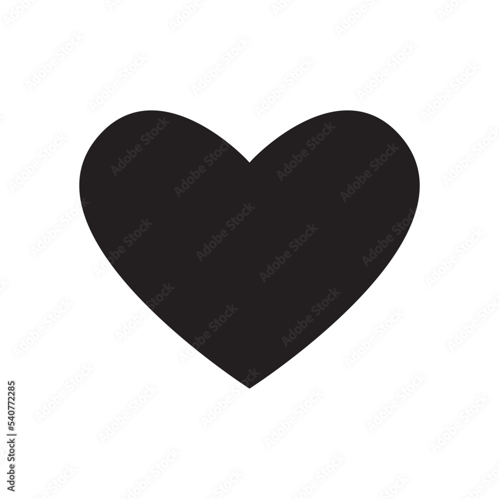 Heart Love Icon Vector Illustration Heart Love Icon Vector Illustration