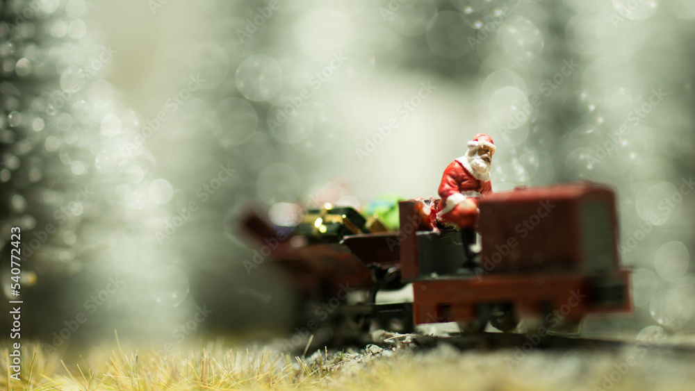 Fototapeta premium Weihnachten, Advent, Weihnachtsmann, Christmas