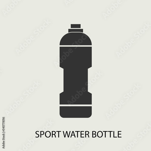 Sport water bottle icon