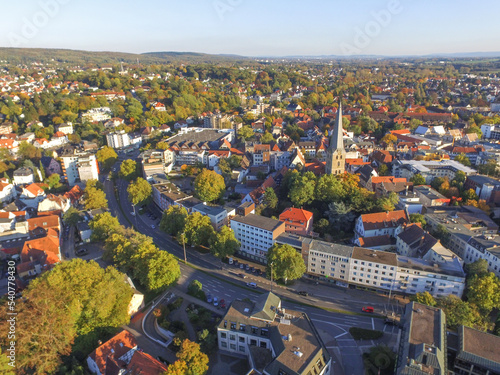 Luftaufnahme Hansestadt Stadt Herford in Nordrhein-Westfalen photo