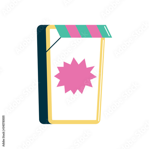 smartphone with parasol