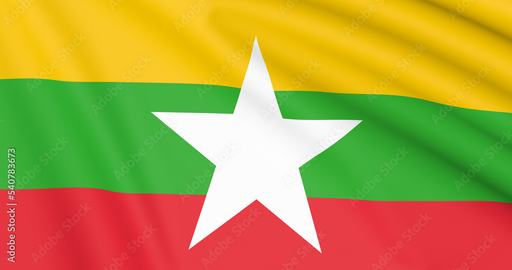 Flag Of Myanmar Flag Of Myanmar