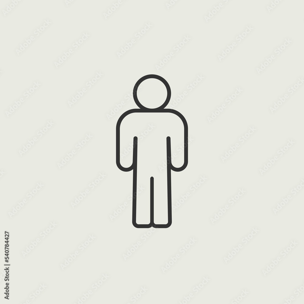 Man standing icon Man standing icon