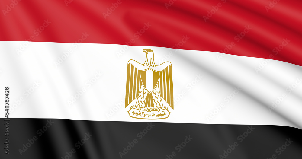 Fototapeta premium Flag of Egypt