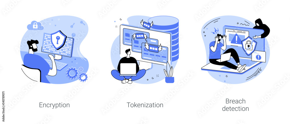 Data privacy isolated cartoon vector illustrations se Data privacy isolated cartoon vector illustrations se