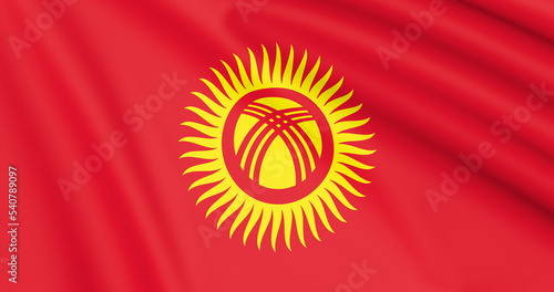 Flag of Kyrgyzstan