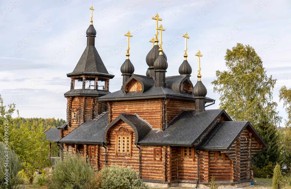 The church in the name of all the saints in the land of Siberia shone. Merkushino