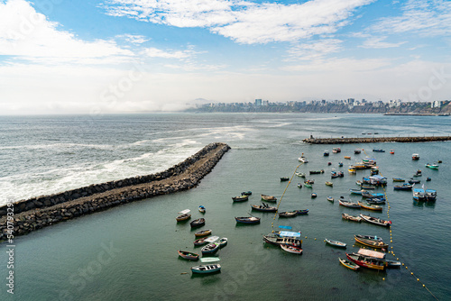 Fischerboote in Lima