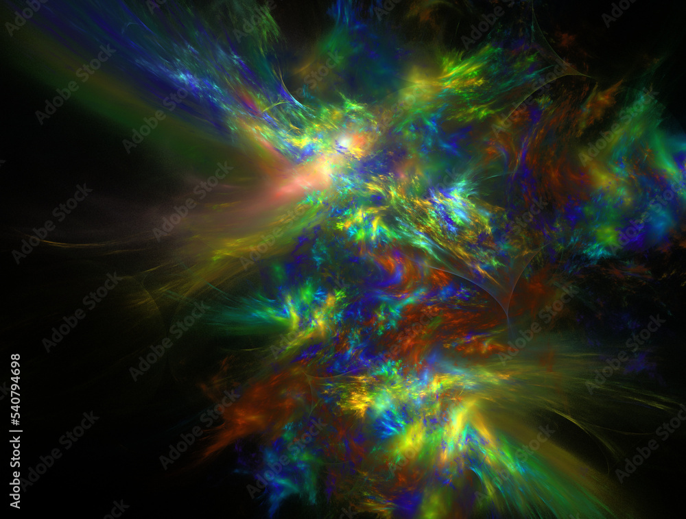 Imaginatory fractal abstract background Image