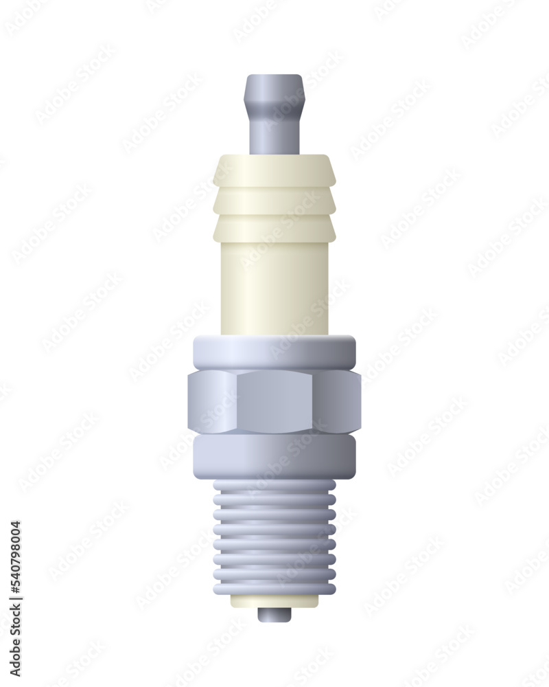 Spark plug. Vector clipart isolated on white background. Spark plug. Vector clipart isolated on white background.