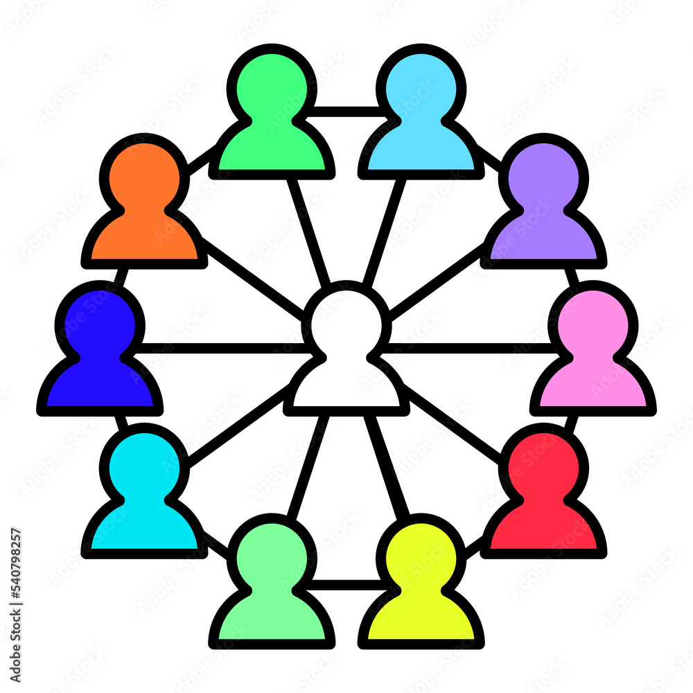 community icon in the form of a web on a white background community icon in the form of a web on a white background