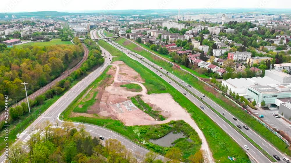 Aerial View Around The Of Sindelfingen and Böblingen In Germany Aerial View Around The Of Sindelfingen and Böblingen In Germany