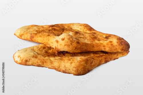 Konstfotografi Two traditional Georgian shoti bread on a light background