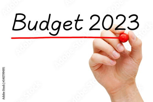 Budget For Year 2023 Finance Concept