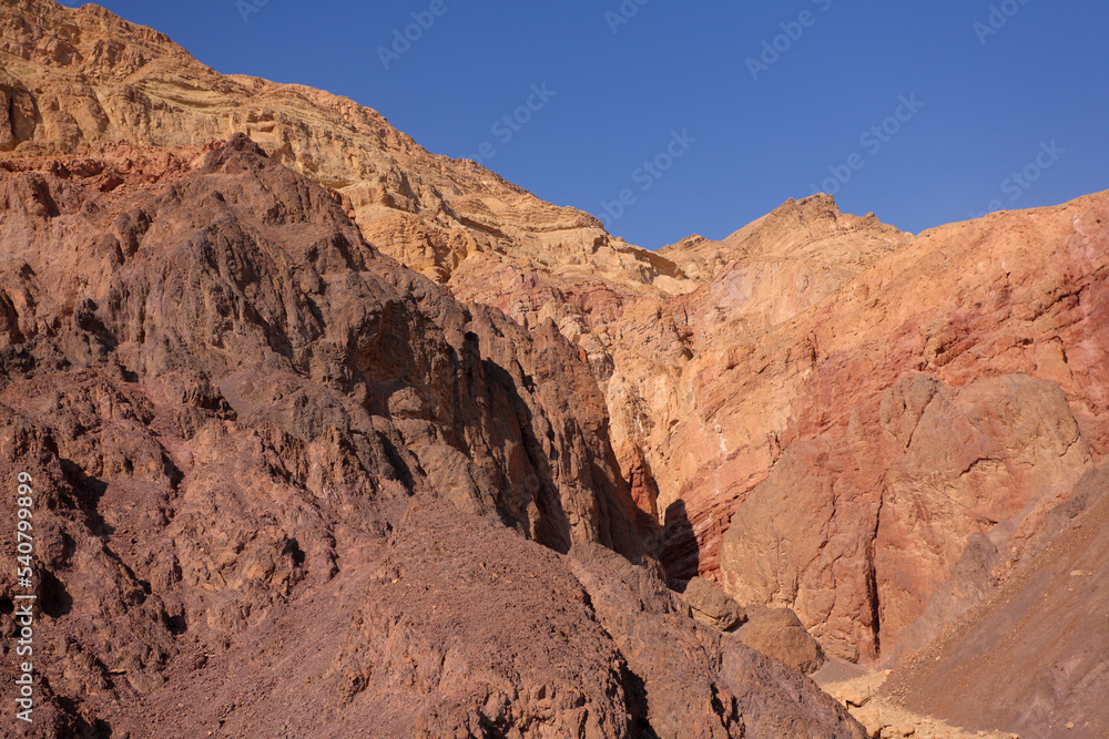 Fototapeta premium A bible landscape - desert Sinai. Winter