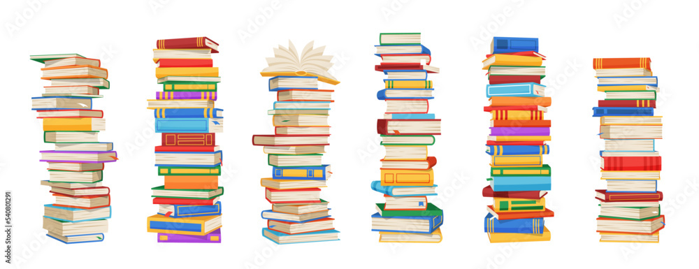 High Book Stacks And Piles Of Vector Books School Textbooks And 1000 F 540801291 IYN5adxD8NZtgKLLcqUnQ01ZEErtU9vS