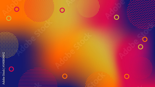 Abstract Colorful Pink yellow orange Blue geometric background. Modern background design. Fit for presentation design, website, basis for banners, wallpapers, brochure, posters, cards