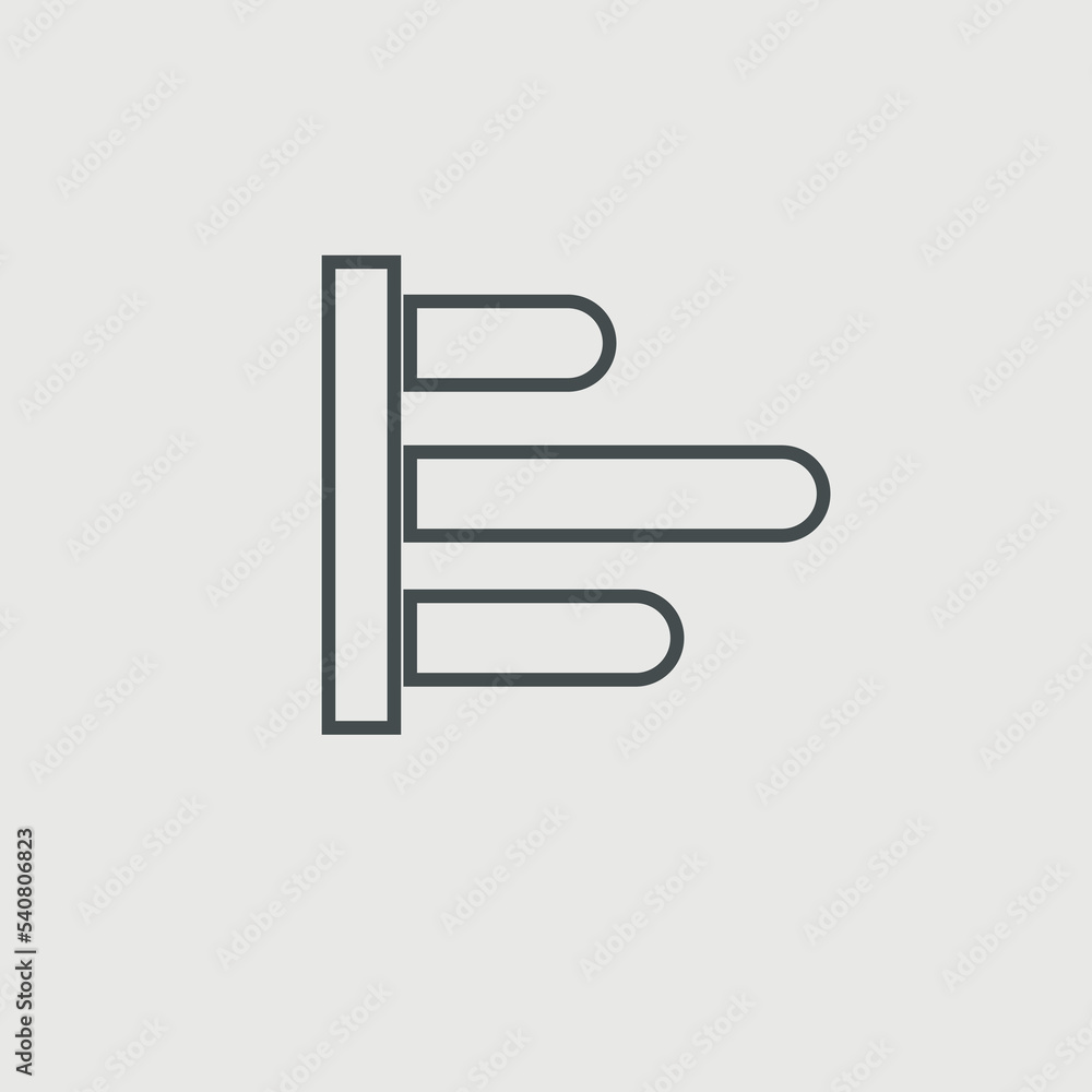 Graph vector icon illustration sign Graph vector icon illustration sign